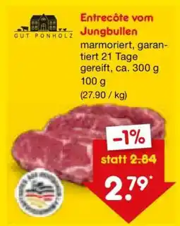 Netto Marken-Discount Entrecôte vom Jungbullen Angebot