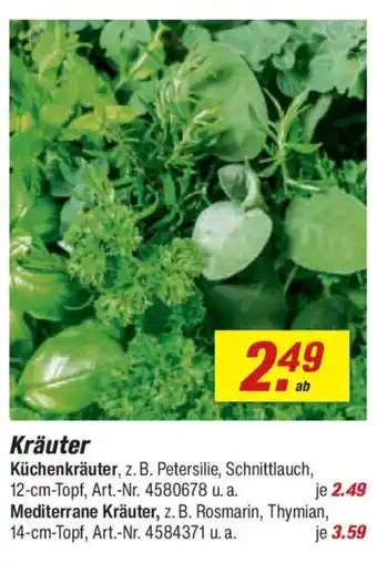 toom Baumarkt Kräuter Angebot
