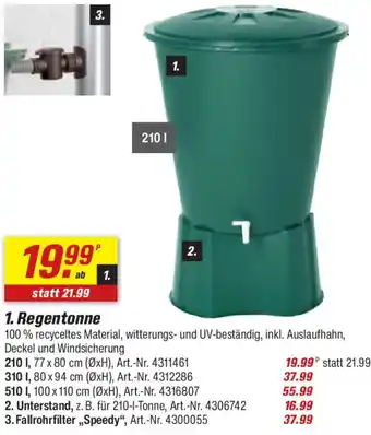 toom Baumarkt 1. Regentonne Angebot