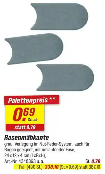 toom Baumarkt Rasenmähkante Angebot