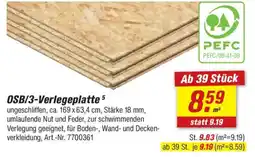 toom Baumarkt OSB/3-Verlegeplatte 5 Angebot