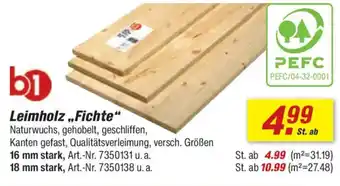 toom Baumarkt b1 Leimholz,,Fichte" Angebot