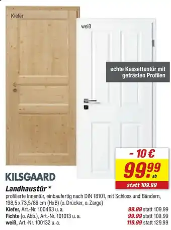 toom Baumarkt KILSGAARD Landhaustür Angebot