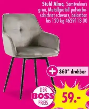 Möbel Boss Stuhl Alma Angebot