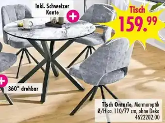 Möbel Boss Tisch Ontario Angebot