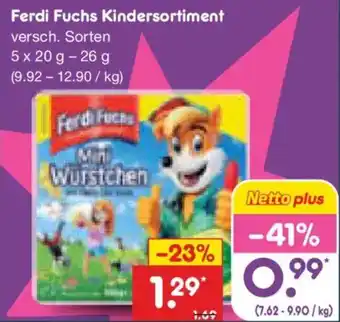Netto Marken-Discount Ferdi Fuchs Kindersortiment Angebot