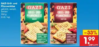 Netto Marken-Discount GAZI Grill- und Pfannenkäse Angebot