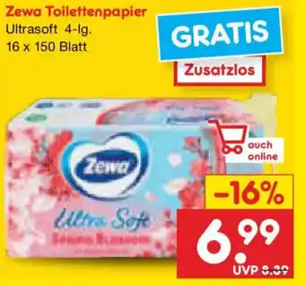 Netto Marken-Discount Zewa Toilettenpapier Angebot