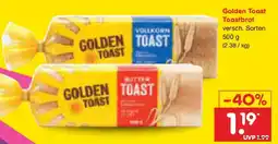 Netto Marken-Discount Golden Toast Toastbrot Angebot