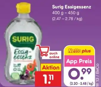 Netto Marken-Discount Surig Essigessenz Angebot