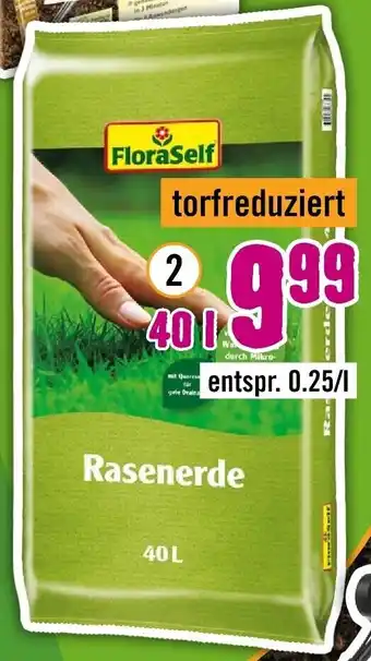 Hornbach FloraSelf Rasenerde Angebot