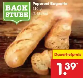 Netto Marken-Discount BACK STUBE Peperoni Baguette Angebot