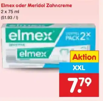 Netto Marken-Discount Elmex oder Meridol Zahncreme Angebot