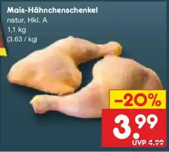 Netto Marken-Discount Mais-Hähnchenschenkel Angebot