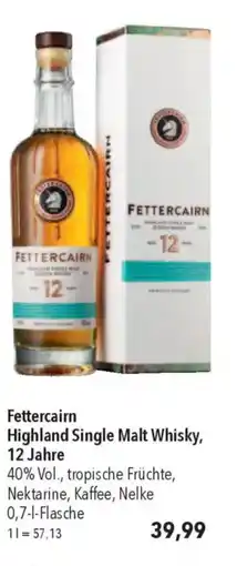 CITTI Markt Fettercairn Highland Single Malt Whisky, 12 Jahre Angebot