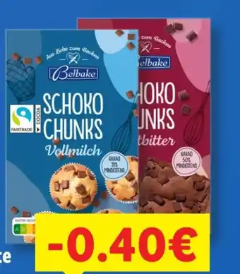 Lidl Belbake Chocolate Cunks Angebot