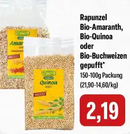 Feneberg Rapunzel Bio-Amaranth, Bio-Quinoa oder Bio-Buchweizen gepufft Angebot