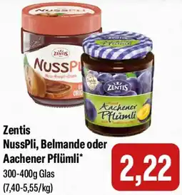 Feneberg Zentis NussPli, Belmande oder Aachener Pflümli Angebot
