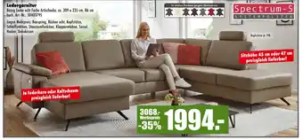 Möbel Mahler Spectrum-s ledergarnitur Angebot