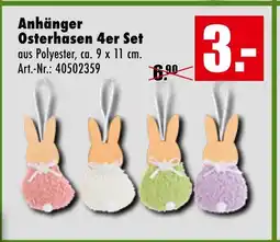 Möbel Mahler Anhänger osterhasen 4er set Angebot