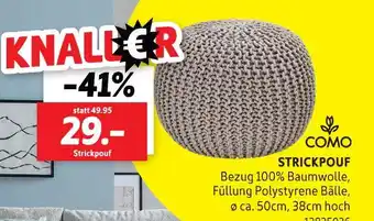 SCONTO Como strickpouf Angebot