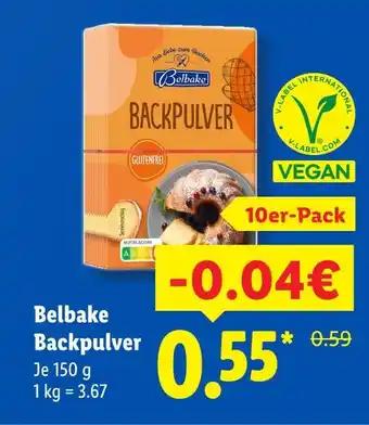 Lidl Belbake backpulver Angebot