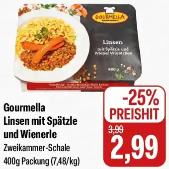 Feneberg Gourmella Linsen mit Spätzle und Wienerle Angebot