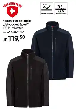 Galeria WELLENSTEYN Herren-Fleece-Jacke ,,Jet-Jacket Sport" Angebot