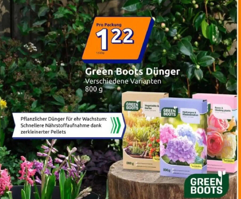 Green Boots Dnger 800 g Angebot bei Action