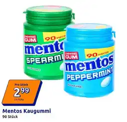 Action Mentos Kaugummi Angebot