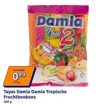 Action Tayas Damla Damla Tropische Fruchtbonbons Angebot
