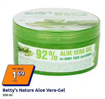 Action Betty's Nature Aloe Vera-Gel Angebot