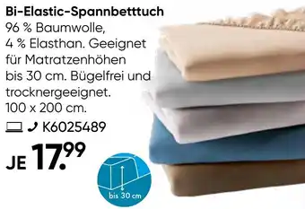 Galeria Bi-Elastic-Spannbetttuch Angebot