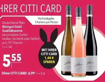 CITTI Markt Weingut Diehl Qualitätsweine Angebot