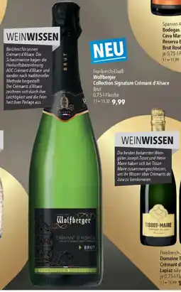 CITTI Markt Wolfberger Collection Signature Crémant d'Alsace Brut Angebot