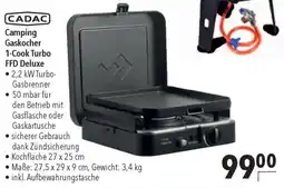 CITTI Markt CADAC Camping Gaskocher 1-Cook Turbo FFD Deluxe Angebot