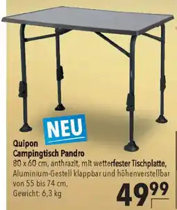 CITTI Markt Quipon Campingtisch Pandro Angebot