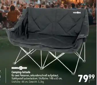 CITTI Markt BRUNNER Camping-Faltsofa Angebot