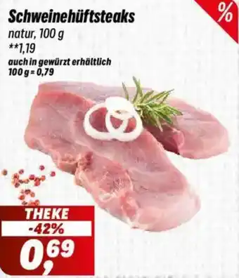 Simmel Schweinehüftsteaks Angebot