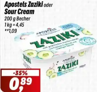 Simmel Apostels Zaziki oder Sour Cream Angebot