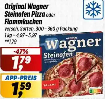 Simmel Original Wagner Steinofen Pizza oder Flammkuchen Angebot