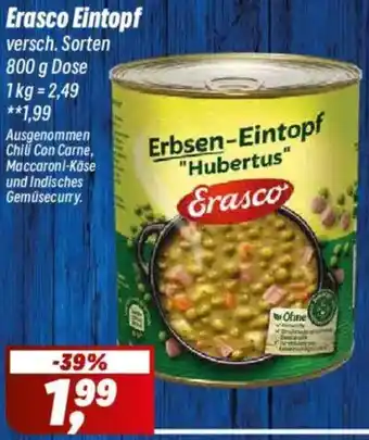 Simmel Erasco Eintopf Angebot