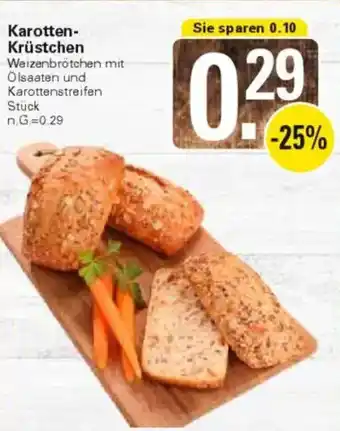 WEZ Karotten- Krüstchen Angebot
