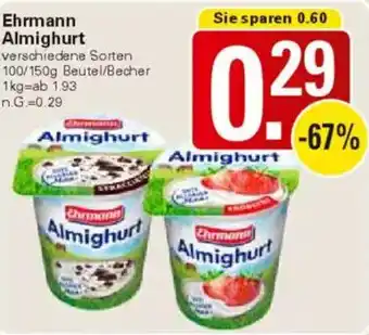 WEZ Ehrmann Almighurt Angebot