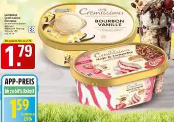 WEZ Langnese Cremissimo Eiscreme Angebot