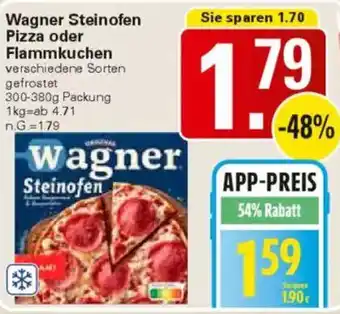 WEZ Wagner Steinofen Pizza oder Flammkuchen Angebot