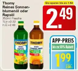 WEZ Thomy Reines Sonnen- blumenöl oder Rapsöl Angebot