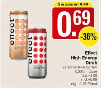 WEZ Effect High Energy Drink Angebot