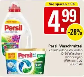 WEZ Persil Waschmittel Angebot