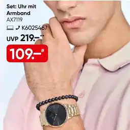 Galeria Set: Uhr mit Armband AX7119 Angebot